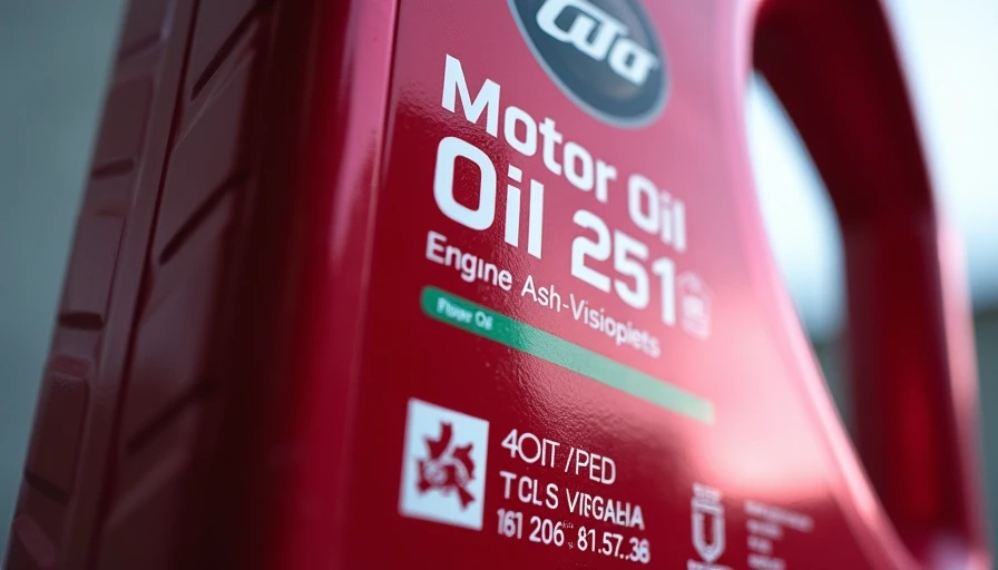 Visual context for low saps engine oil specification
