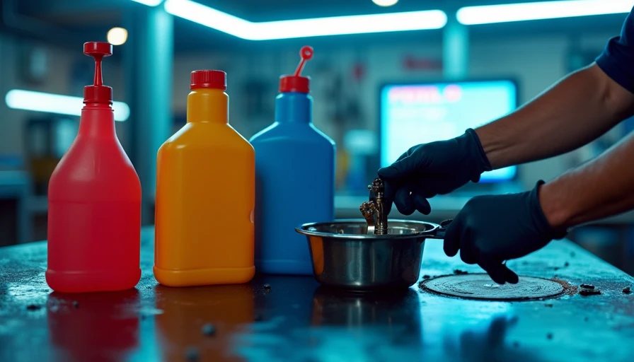 Illustration for transmission fluid change