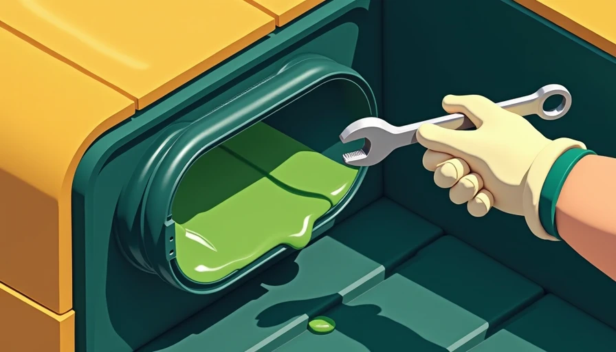 Illustration for fix a transmission fluid leak