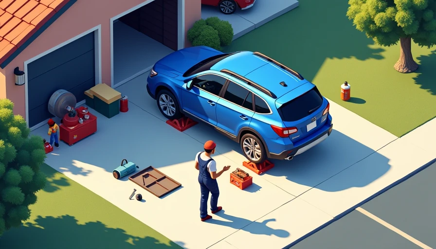 Visual context for subaru cvt fluid change