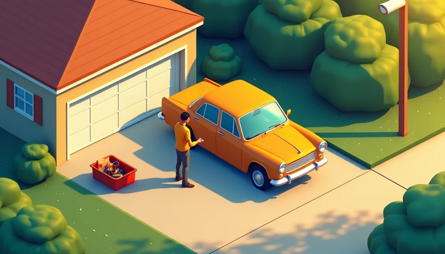 Visual context for how to check oil