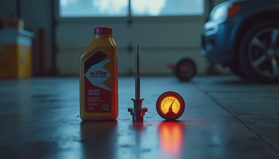 Visual context for check oil hot or cold