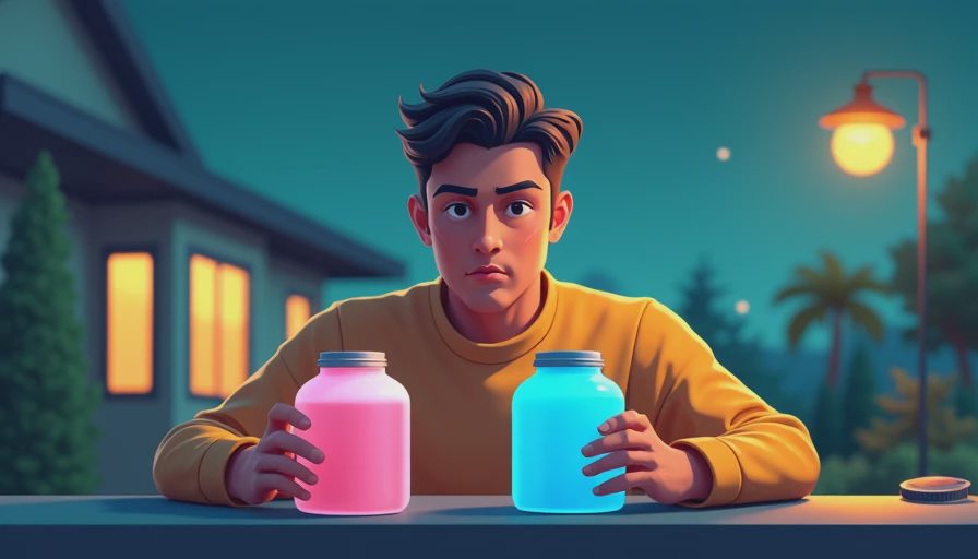 Illustration for can you mix pink and blue antifreeze
