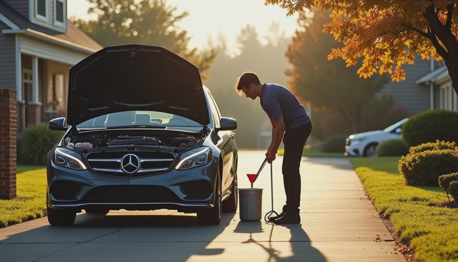 Visual context for DIY transmission fluid change